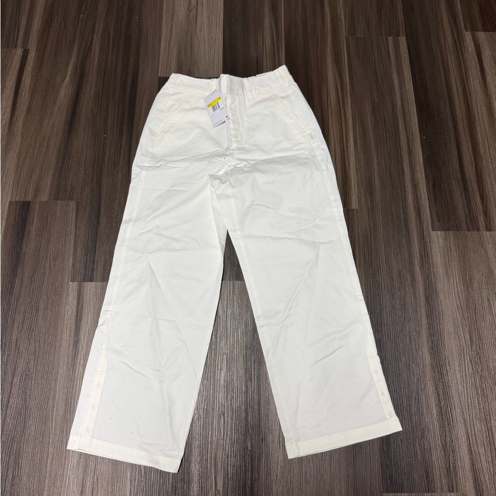 Brand New Women’s Nike Mid-Rise Twill “White Trousers”